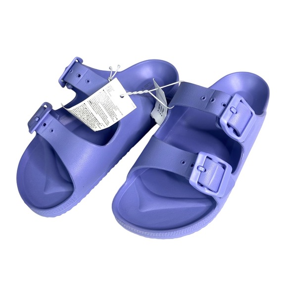 Gap Kids Little Girls EVA Buckle Sandals Size  12/13 Warm Violet - Picture 6 of 10